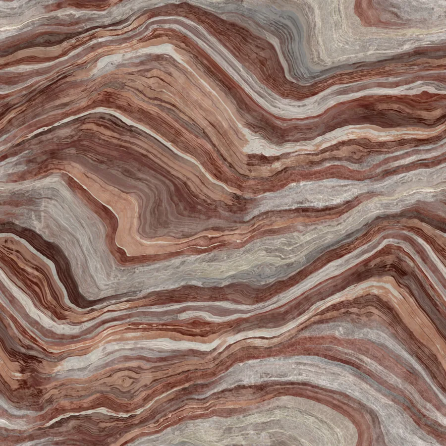 Translucent banded onyx surface showing layered mineral colour and movement